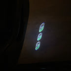 Maserati LOGO PROJECROTR LIGHTS Nr.01 (quantità 1 = 1 set / 2 luci porta)