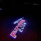 LUCI PROIETTORI LOGO JAGUAR Nr.137 (quantità 1 = 1 set / 2 luci porta