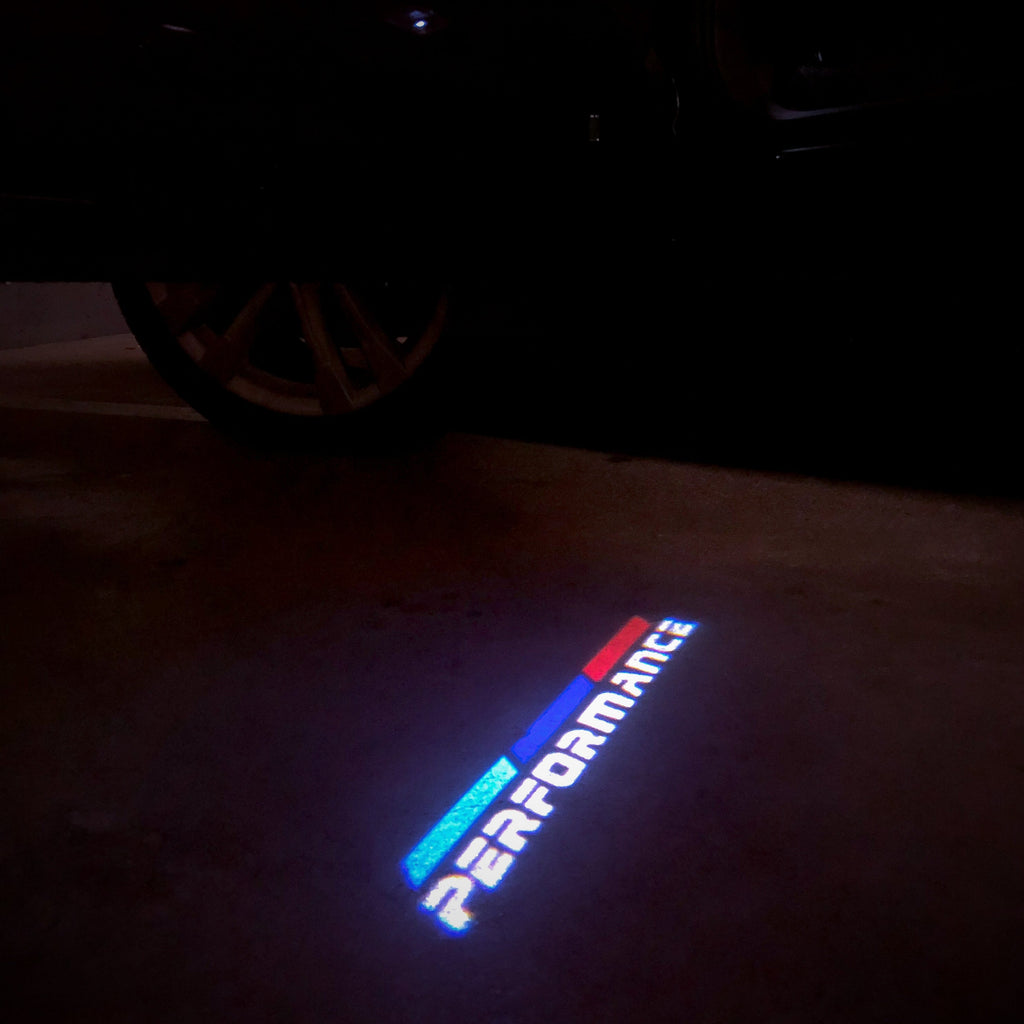 BMW PERFORMANCE LOGO PROJECTOT LIGHTS Nr.12 (cantidad 1 = 1 juego/2 luces de puerta)