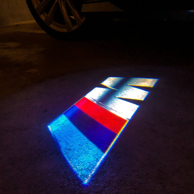 BMW M LOGO PROJECTOT LIGHTS Nr.11 (quantity 1 = 1 sets/2 door lights)
