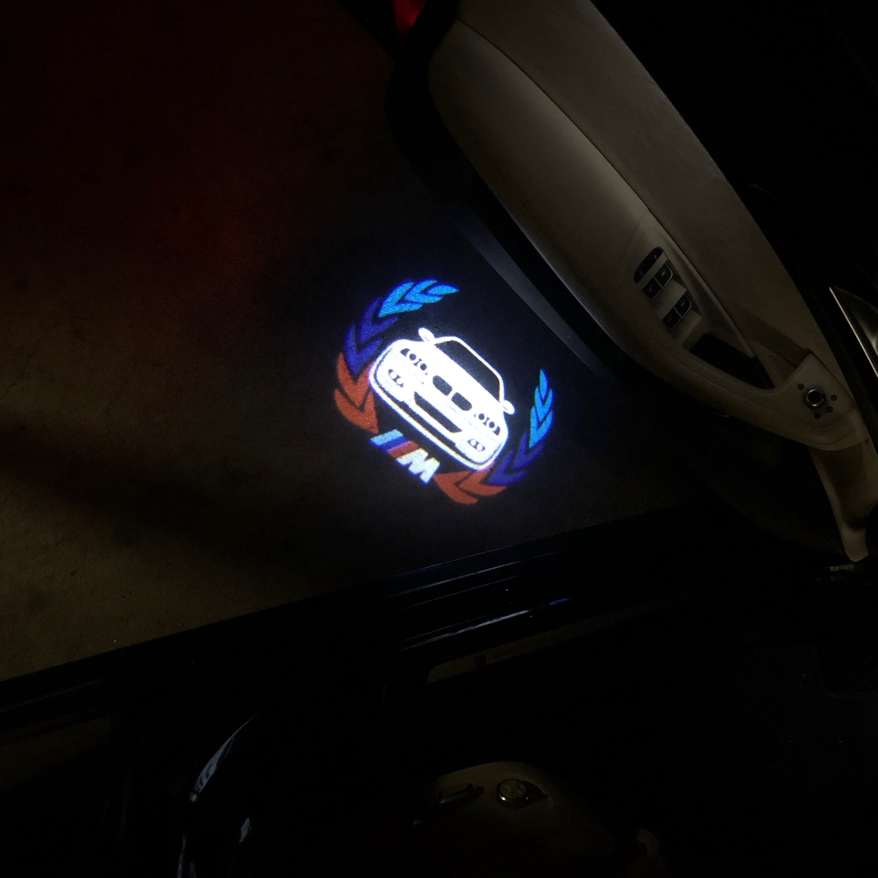 BMW M LOGO PROJECTOT LIGHTS Nr.03 (Anzahl 1 = 1 Sätze / 2 Türlichter)