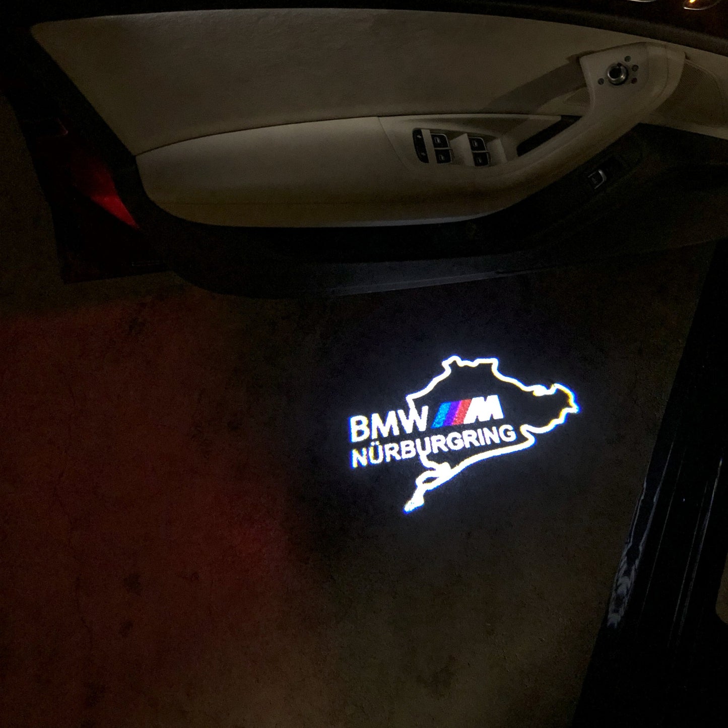 BMW  NÜRBURGRING LOGO PROJECTOT LIGHTS Nr.08 (quantity 1 = 1 sets/2 door lights)