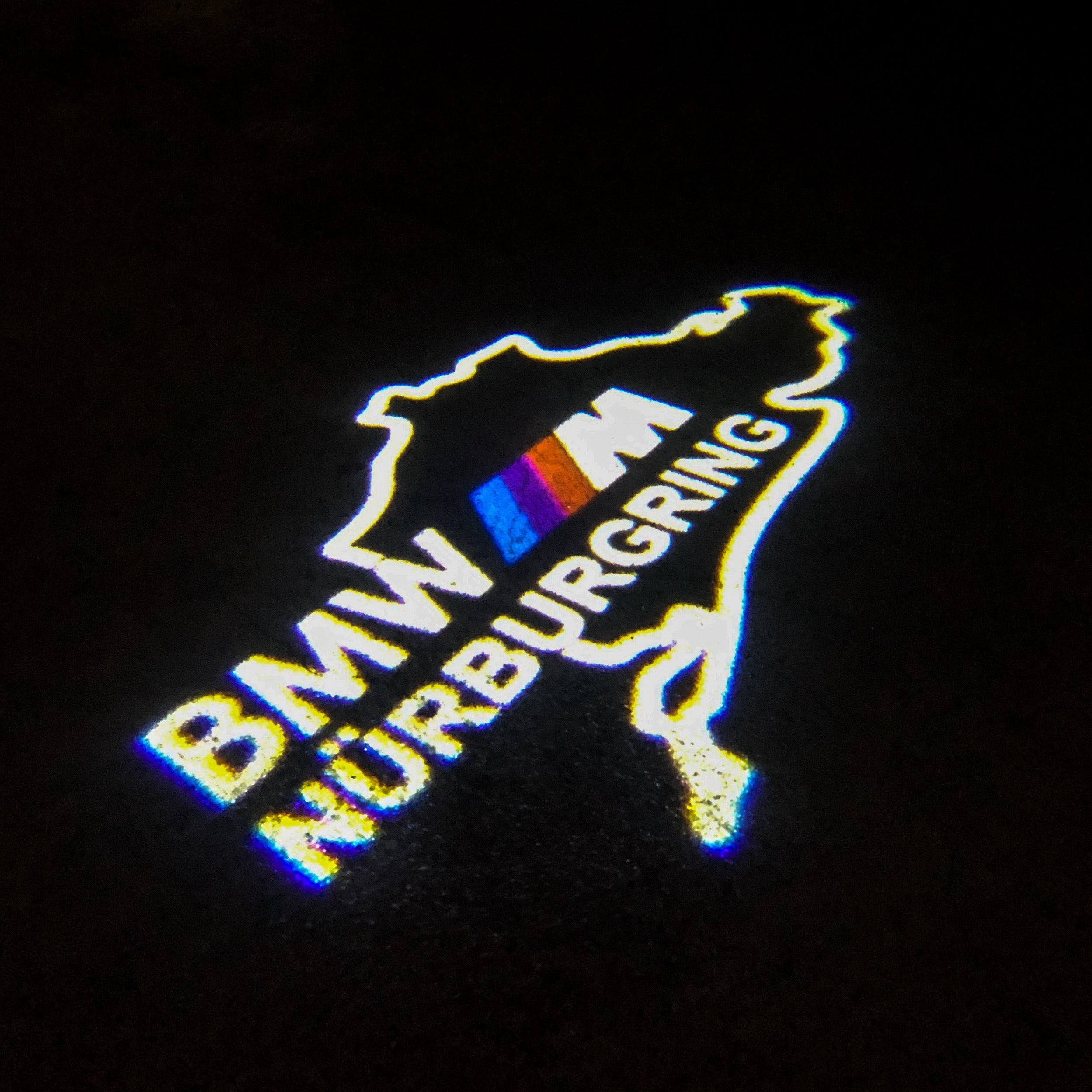 BMW NÜRBURGRING LOGO PROJECTOT LIGHTS Nr.08 (Menge 1 = 1 Sets/2 Türleuchten)