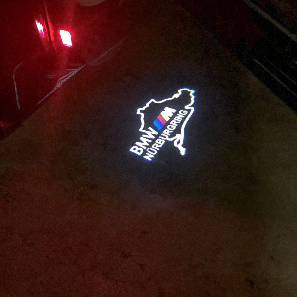 BMW NÜRBURGRING LOGO PROJECTOT LIGHTS Nr.08 (Menge 1 = 1 Sets/2 Türleuchten)