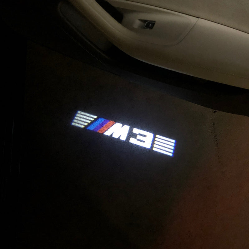BMW M3 LOGO PROJECTOT LIGHTS Nr.24 (quantità 1 = 1 set/2 luci porta)