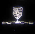 PORSCHE ORIGINAL LOGO PROJECTOT LIGHTS Nr.07 (quantità 1 = 2 Logo Film / 2 luci porta)