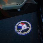 SKODA LOGO PROJECTOT أضواء Nr.15 (كمية 1 = 2 شعار فيلم / 2 أضواء الباب)