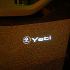 SKODA LOGO PROJECTOT LIGHTS Nr.88 (quantité 1 = 2 Logo Film / 2 feux de porte)