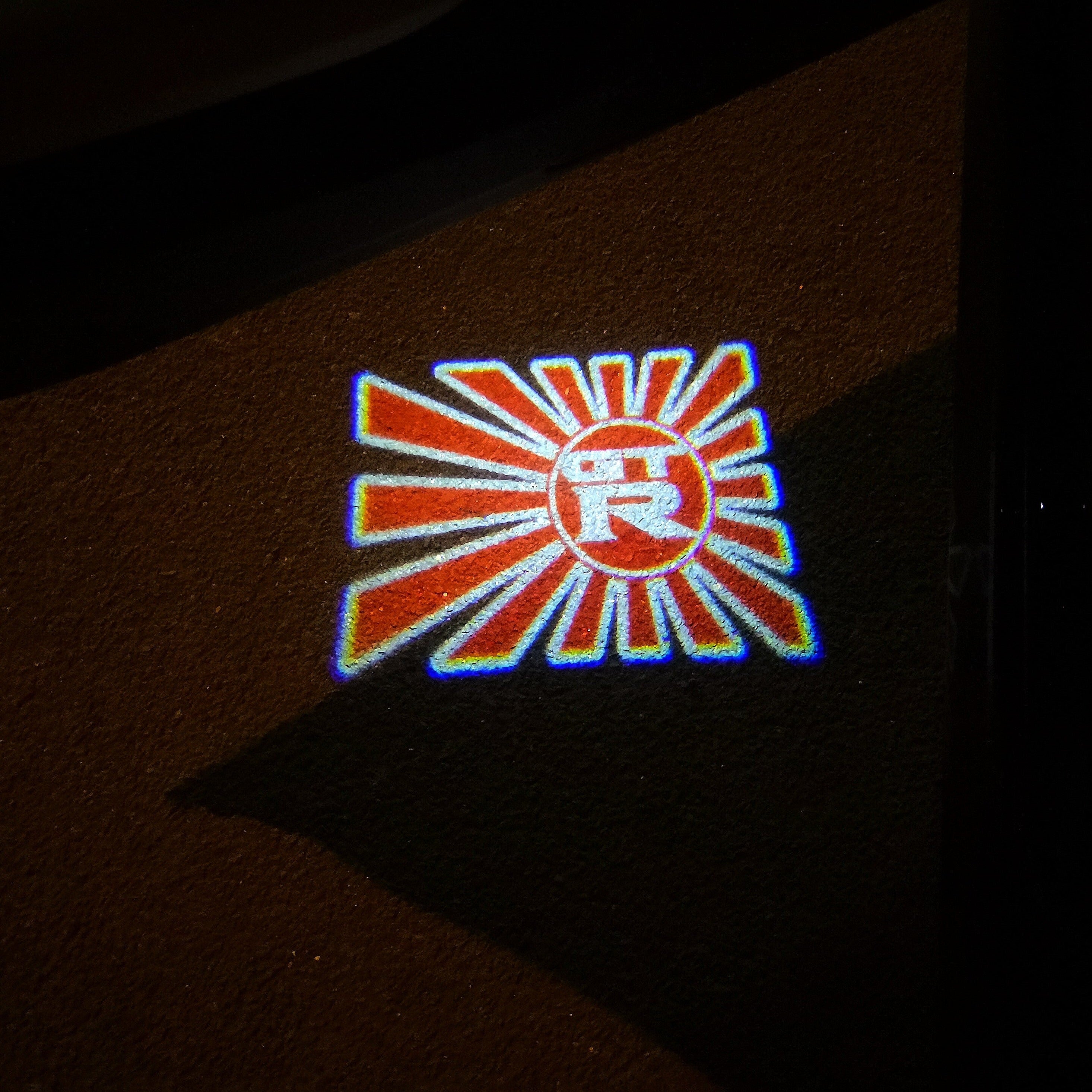 GTR R35 PROJECTOT LIGHTS Nr.03 (Menge 1 = 2 Logofolien /2 Türleuchten)