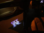 LUCES DE PROYECTOR CON LOGO GTR-R35 No 05 (cantidad 1 = 2 películas con logotipo / 2 luces de puerta)