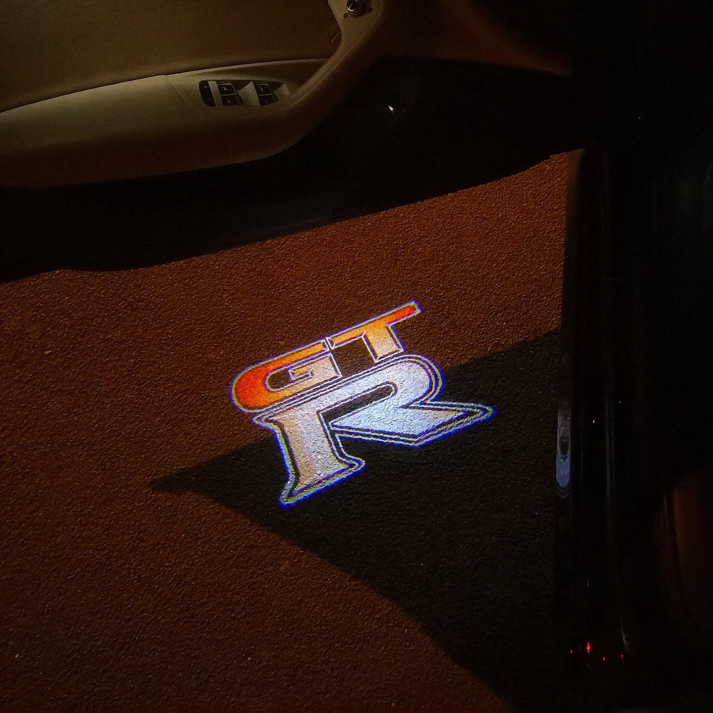 GTR-R35  LOGO PROJECTOT LIGHTS Nr.06  (quantity 1 = 2 Logo Films /2 door lights）