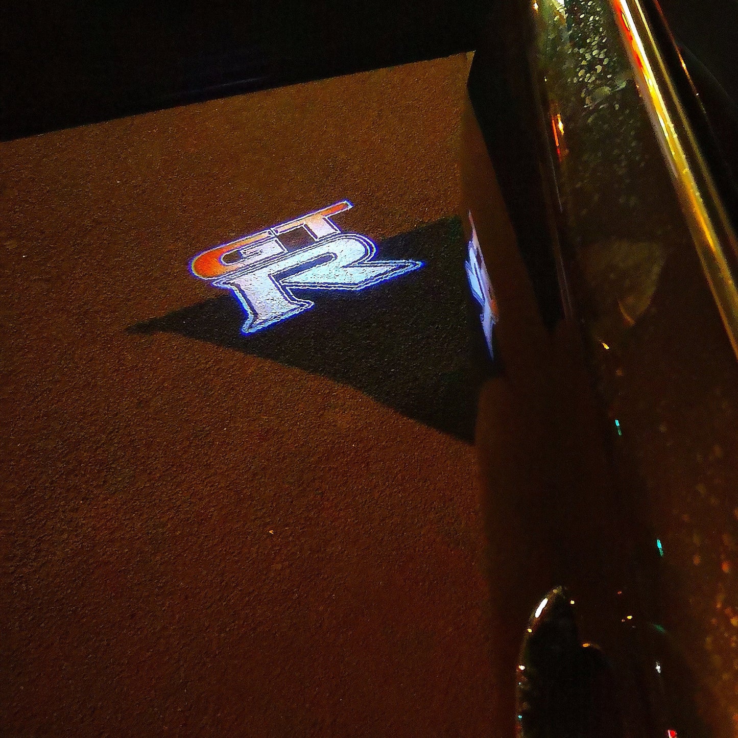 GTR-R35  LOGO PROJECTOT LIGHTS Nr.06  (quantity 1 = 2 Logo Films /2 door lights）