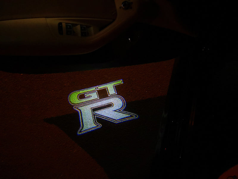 GTR-R35   LOGO PROJECTOT LIGHTS Nr.07  (quantity 1 = 2 Logo Films /2 door lights）