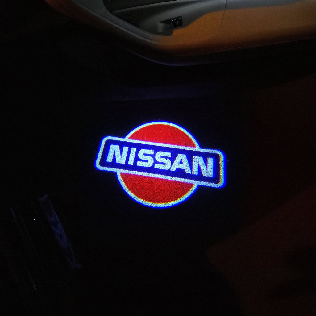 NISSAN PROJECTOT LIGHTS Nr.14(Menge 1 = 2 Logofolien /2 Türleuchten)