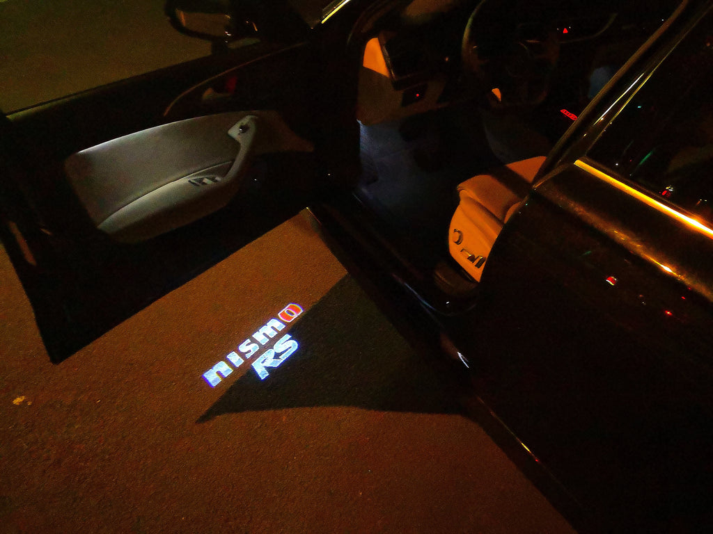 GTR - r35 nismo logo projection Light No. 16 (qty. 1 = 2 logo film / 2 Door Lights)