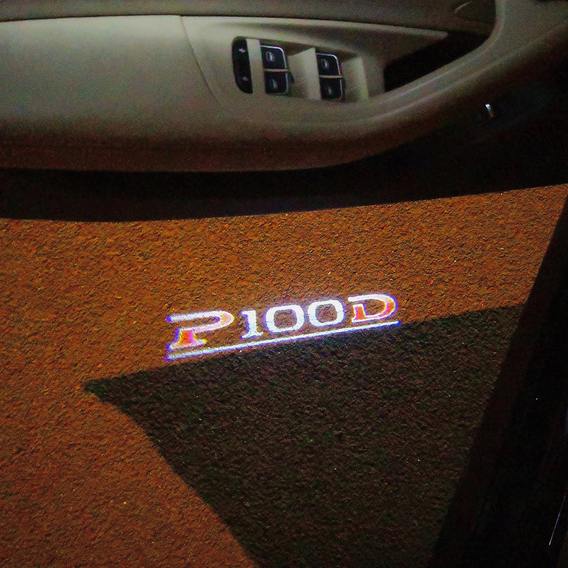 Tesla P100D LOGO Nr.1526 (quantity 1 = 1 sets/2 door lights)