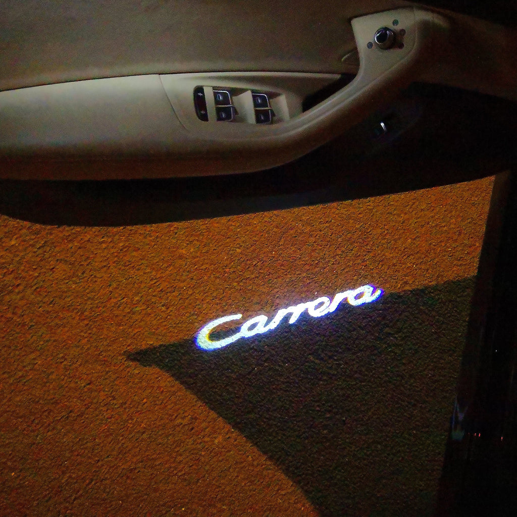 PORSCHE Carrera LOGO PROJECTOT LIGHTS Nr.33 (cantidad 1 = 2 logo película / 2 luces de puerta)