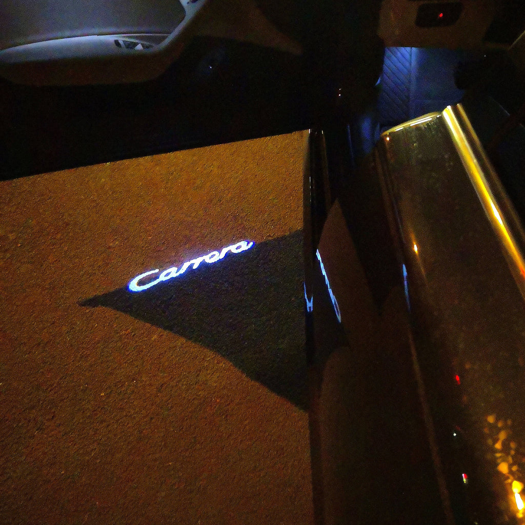 PORSCHE Carrera LOGO PROJECTOT LIGHTS Nr.33 (cantidad 1 = 2 logo película / 2 luces de puerta)