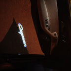 PORSCHE Cayenne LOGO PROJECTOT LIGHTS Nr.09 (quantità 1 = 2 Logo Film / 2 luci porta)