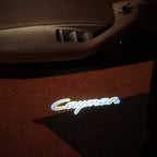 PORSCHE Cayenne LOGO PROJECTOT LIGHTS Nr.09 (quantità 1 = 2 Logo Film / 2 luci porta)