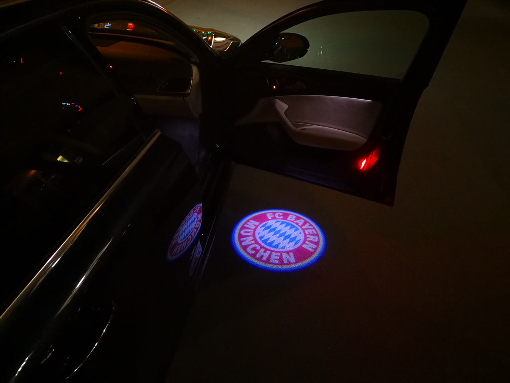 FC BAYERN Logo Nr.239 (Menge 1 = 2 Logofilme /2 Türleuchten)