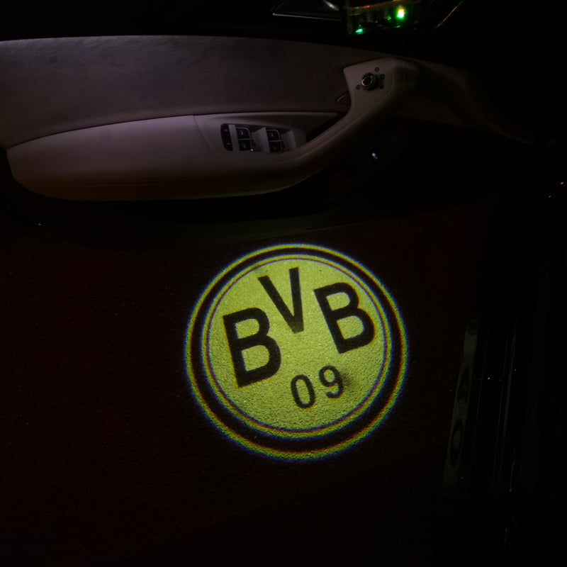 BVB Football CLUB Logo Nr.234 (Menge 1 = 2 Logofilme /2 Türleuchten)