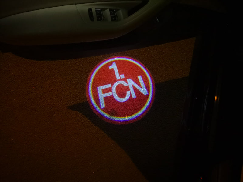 FCN Logo Nr.217 (Menge 1 = 2 Logofilme /2 Türleuchten)