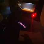 AUDI MTM  LOGO PROJECTOT LIGHTS Nr.91  (quantity 1 = 2 Logo Films /2 door lights）