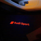 LUCES DE PROYECTOR LOGO AUDI No 111 (cantidad 1 = 2 películas con logotipo / 2 luces de puerta)