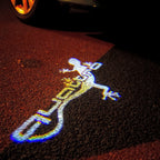 AUDI QUATTRO GECKO LOGO PROJECTOT LIGHTS Nr.64 (Menge 1 = 2 Logofolien /2 Türleuchten)