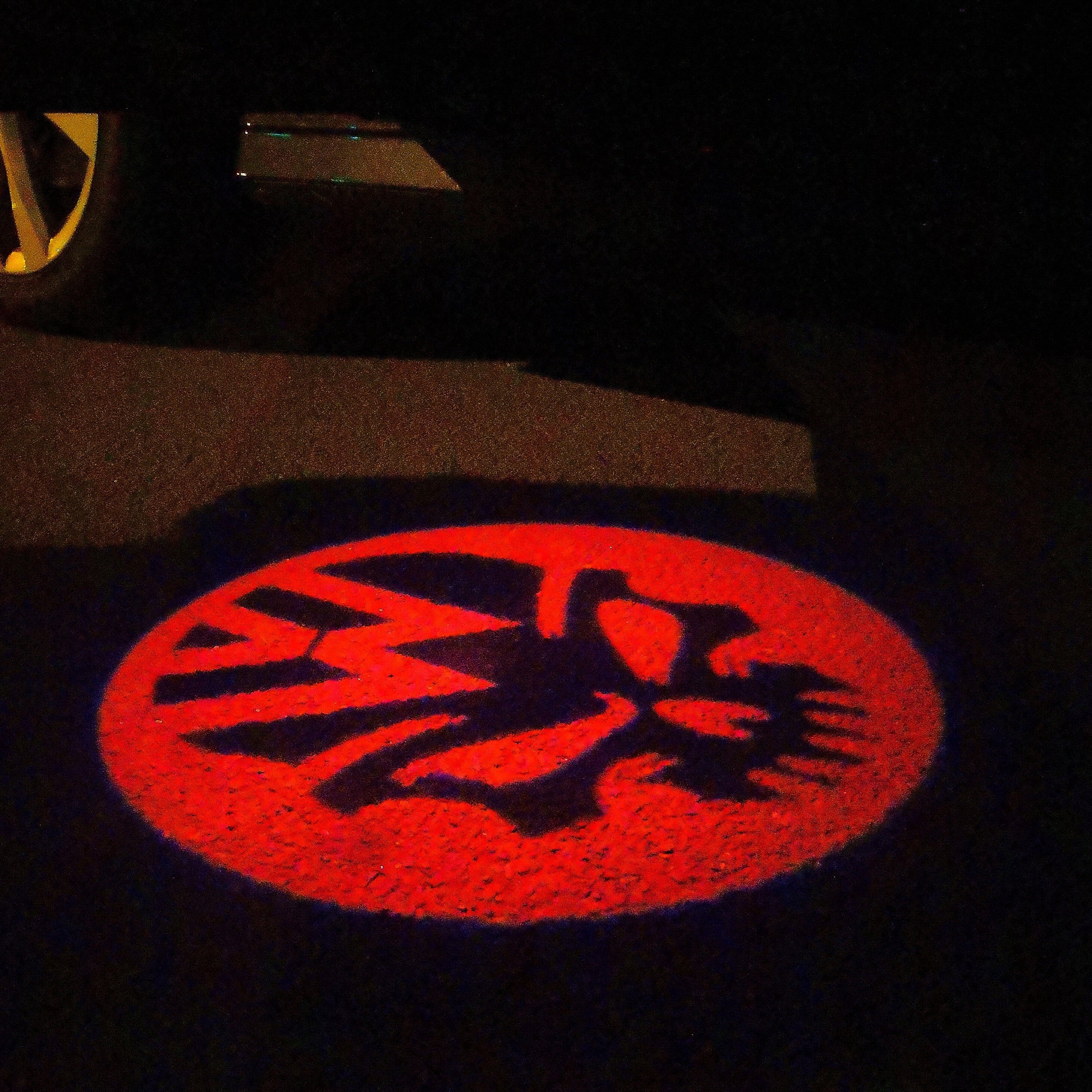 Volkswagen Door lights Logo Nr. 16 (cantidad 1 = 2 logo films /2 luces de puerta)