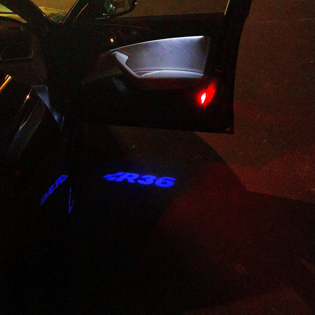 Volkswagen Door lights R36 Logo  Nr. 38( quantity 1 = 2 Logo Film / 2 door lights)