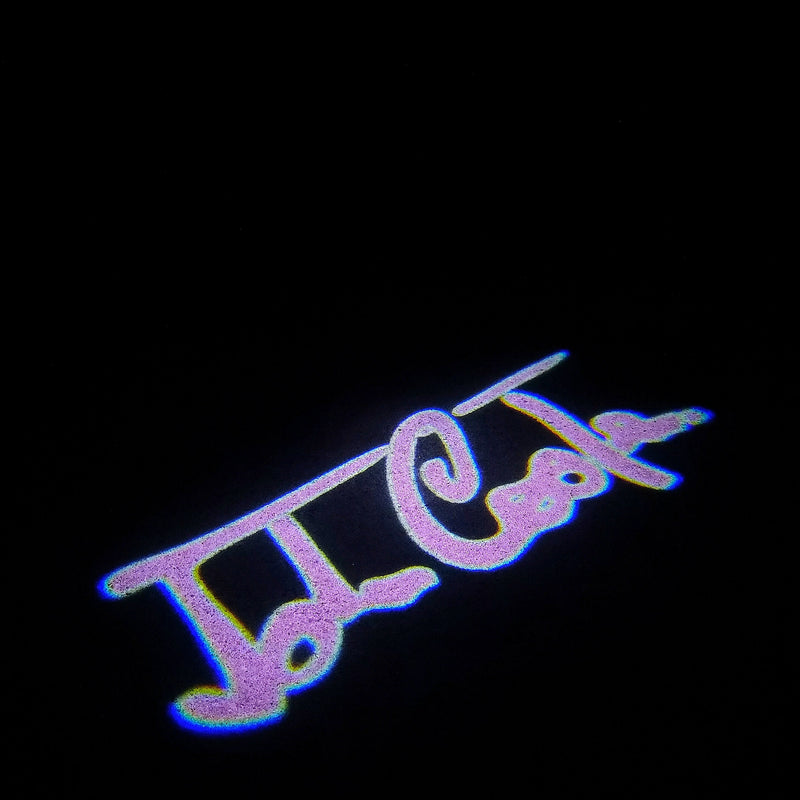 MINI JOHN COOPER LOGO PROJECROTR LIGHTS Nr.112 (quantity  1 =  2 Logo Film /  2 door lights)
