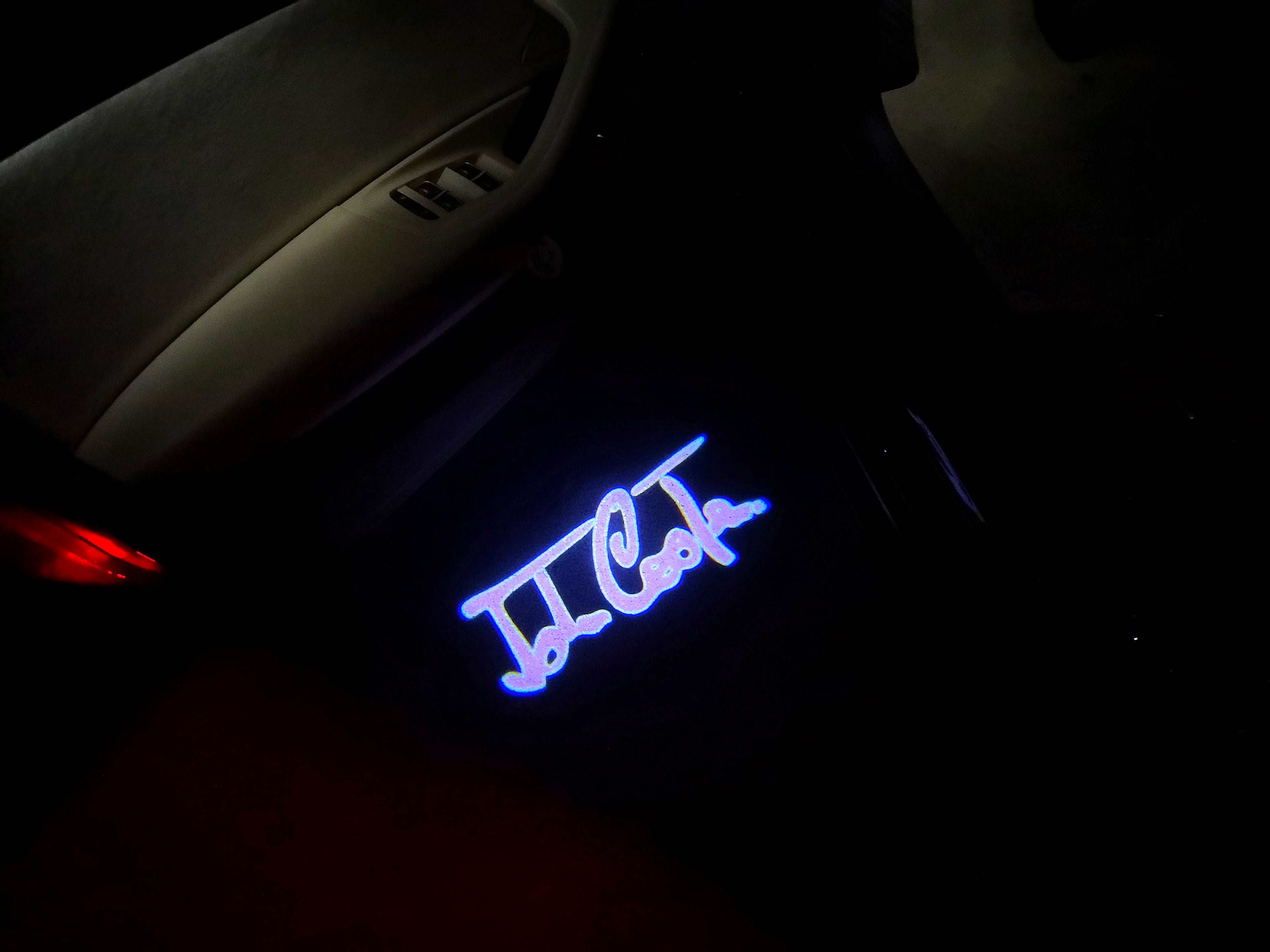 JOHN COOPER LOGO PROJECROTR LIGHTS Nr.112 (quantità 1 = 2 Logo Film / 2 luci porta)