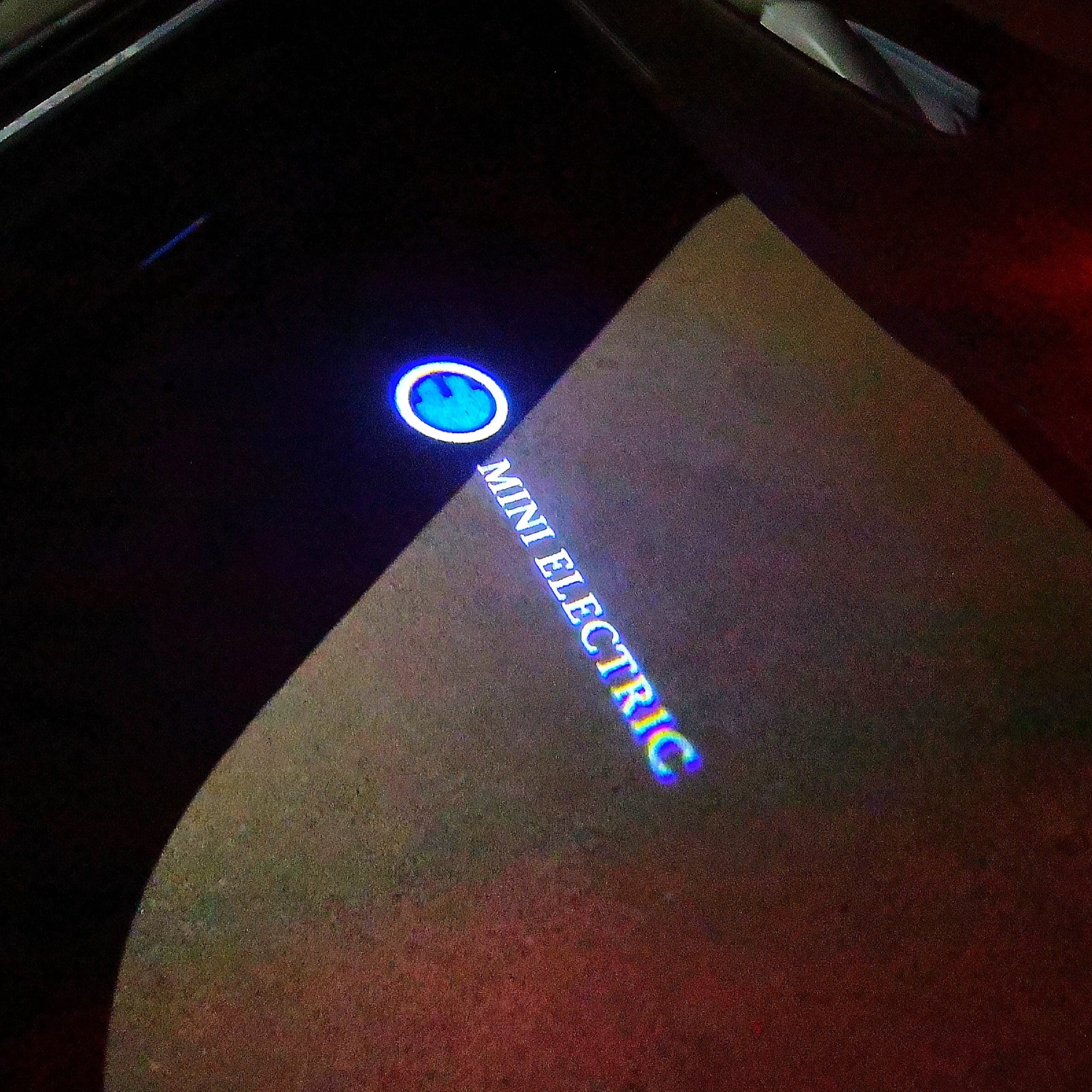 LUCI PROIETTORI MINI LOGO ELETTRICO Nr.62 (quantità 1 = 2 Logo Film / 2 luci porta)