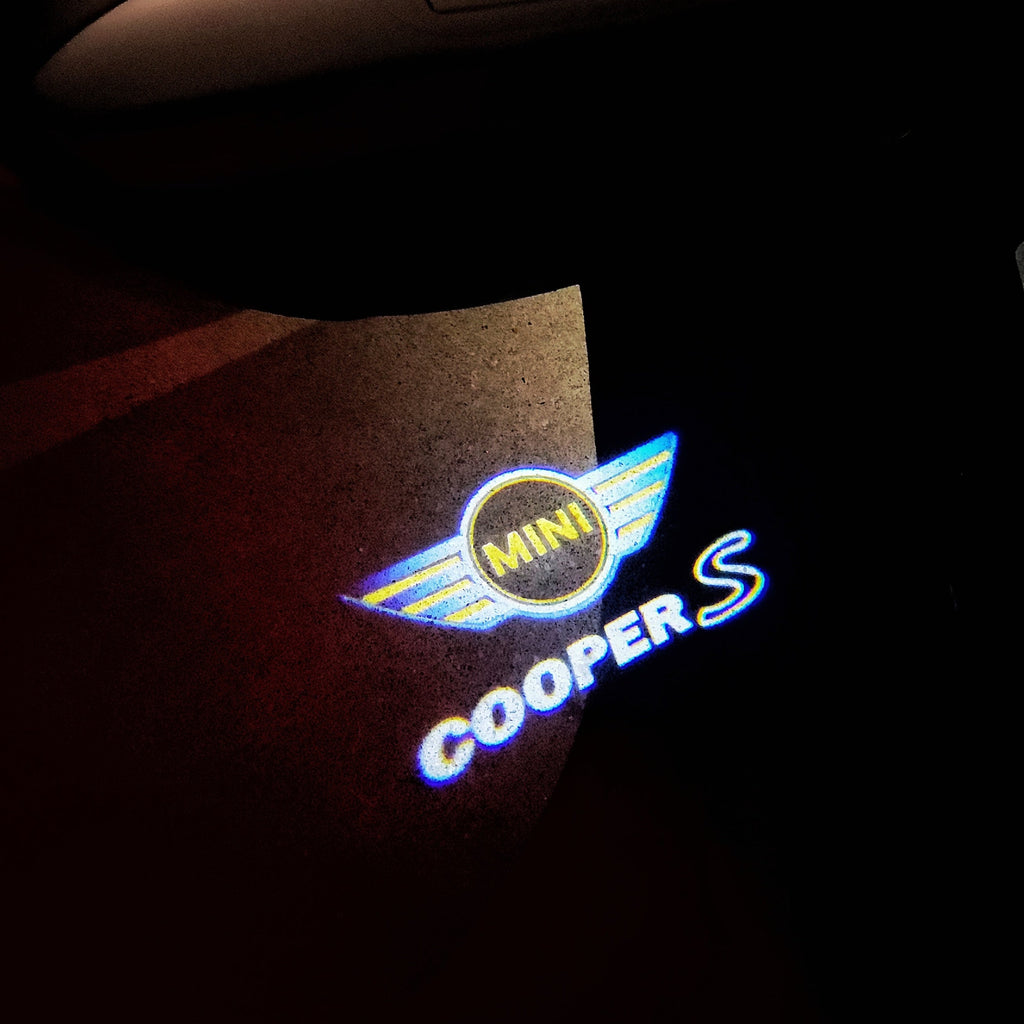 MINI COOPER S LOGO PROJECROTR LIGHTS Nr.96 (quantité 1 = 2 Logo Film / 2 feux de porte)