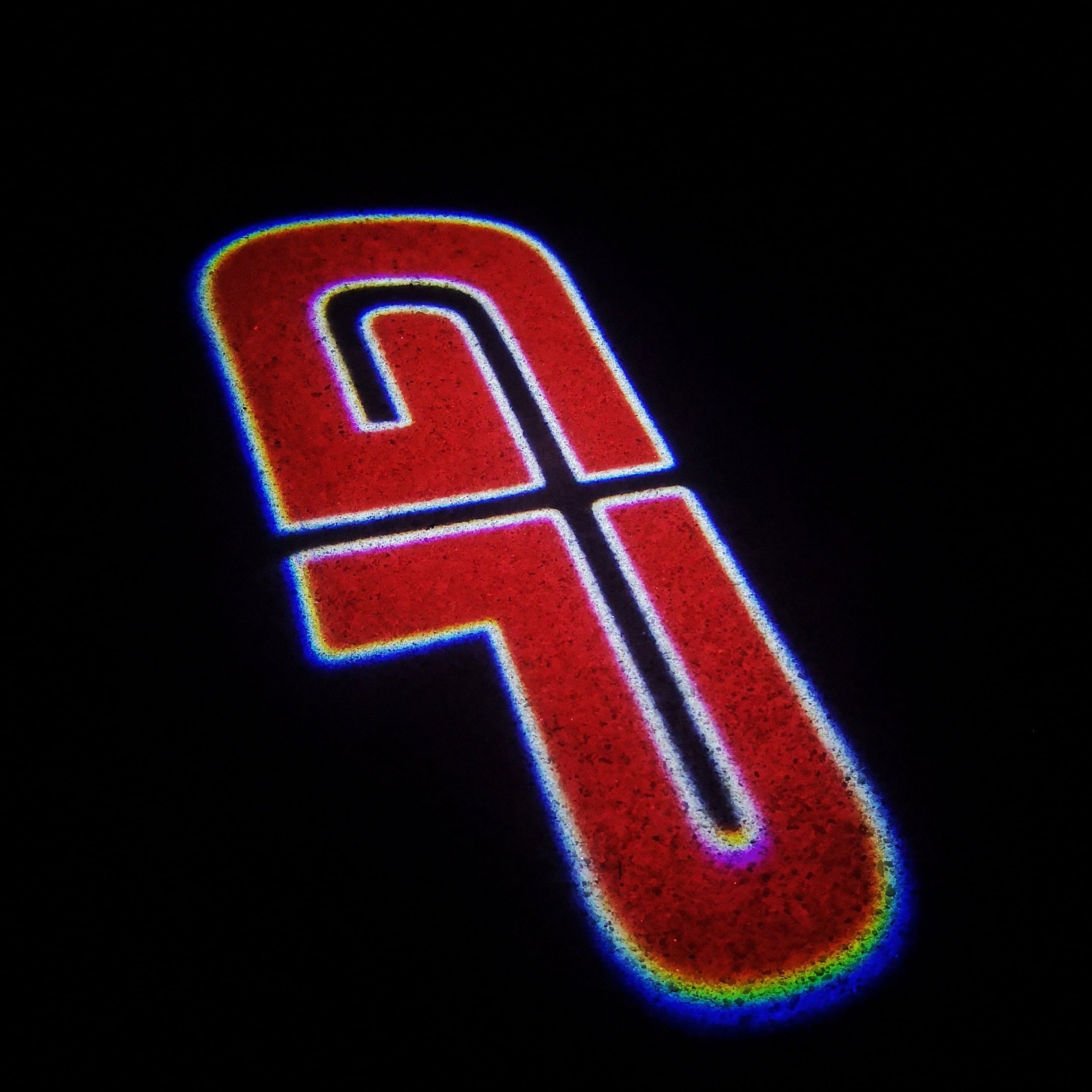 MINI GP LOGO PROJECTOR LIGHTS Nr.122 (Menge 1 = 2 Logo Film / 2 Türlichter)