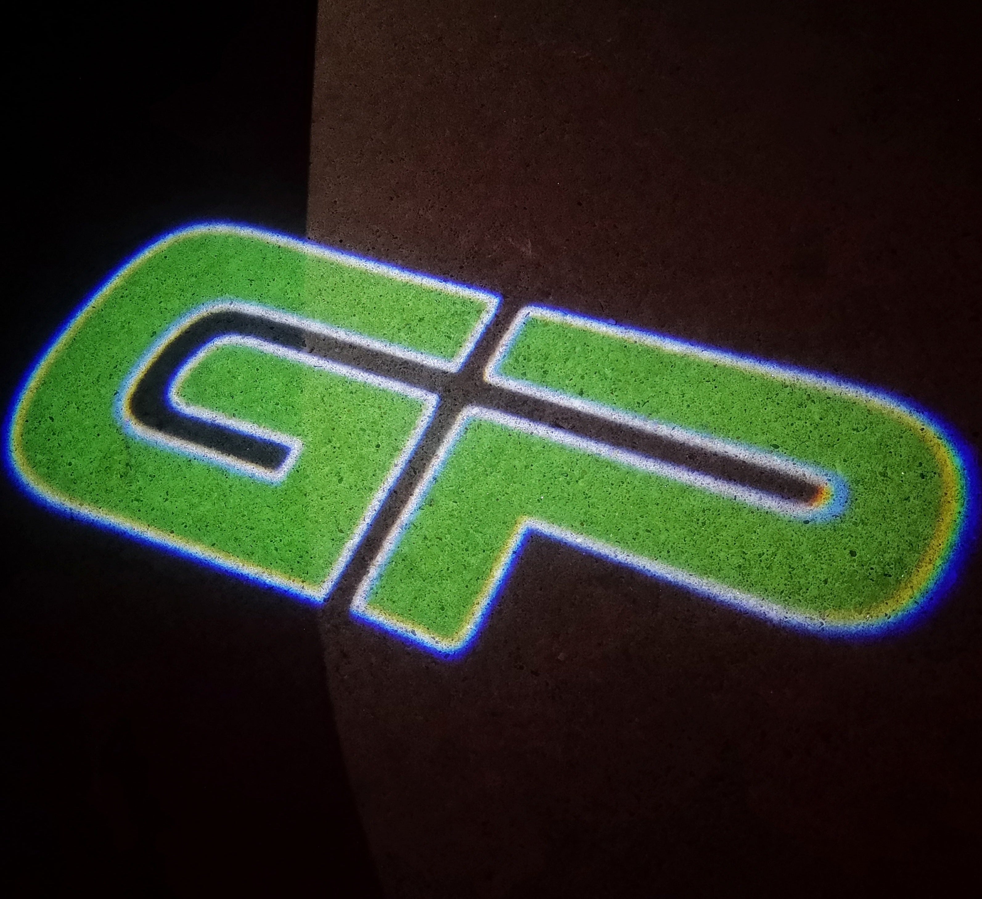 MINI GP LOGO PROJECROTR LIGHTS Nr.123 (Menge 1 = 2 Logo Film / 2 Türleuchten)