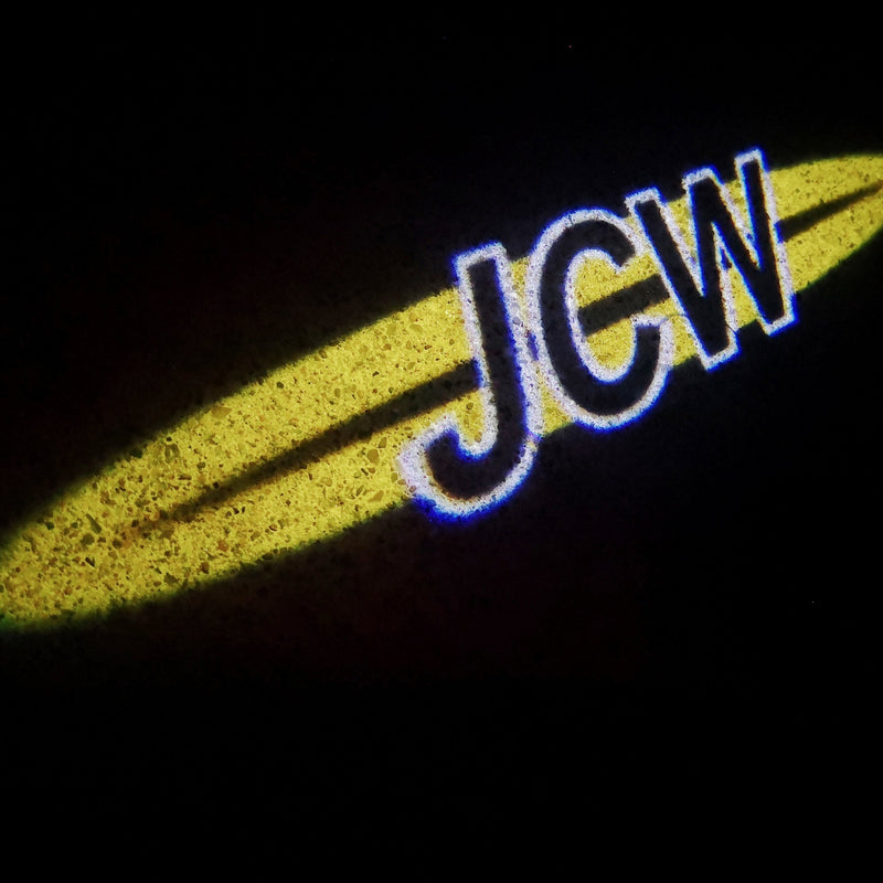 MINI JCW LOGO PROJECROTR LIGHTS Nr.117 (quantity  1 =  2 Logo Film /  2 door lights)