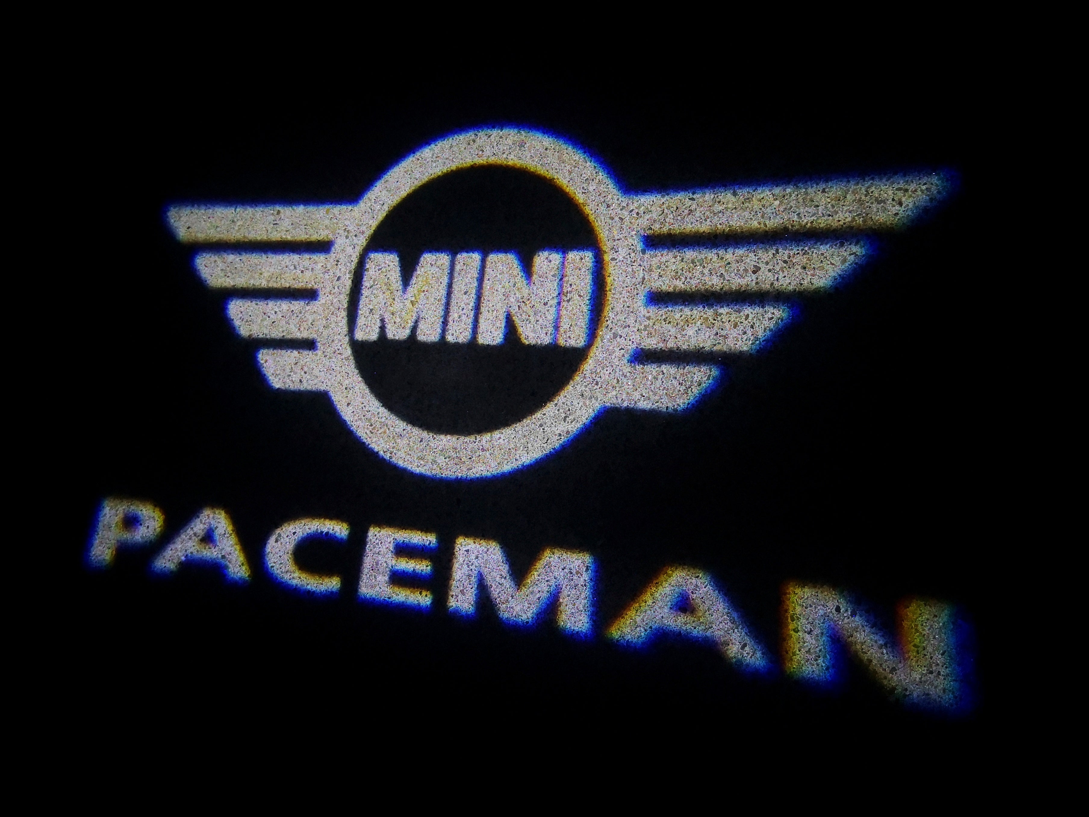 PACEMAN LOGO PROJECROTR LIGHTS Nr.138 (Menge 1 = 2 Logo Film / 2 Türleuchten)
