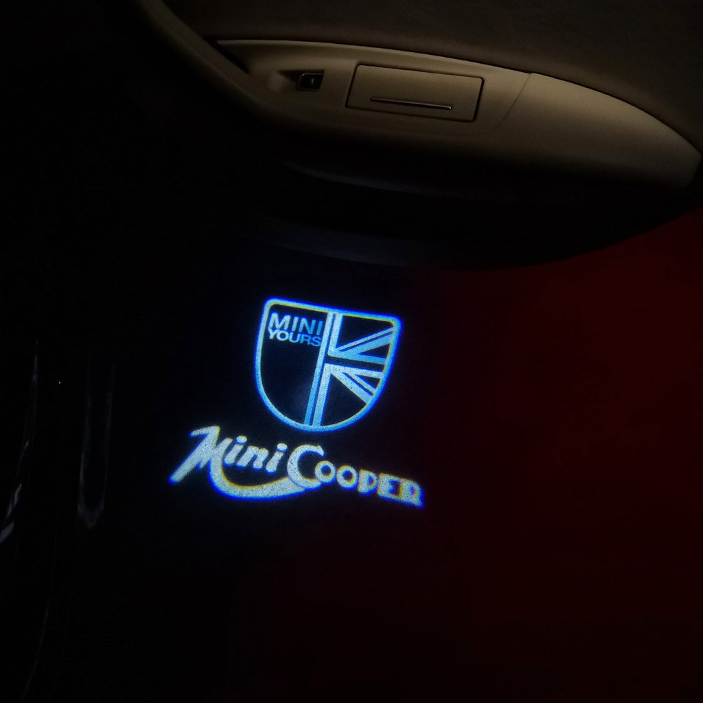LUCES DE PROYECTOR CON LOGO MINI COOPER Nr.41 (cantidad 1 = 2 Película de Logo / 2 luces de puerta)