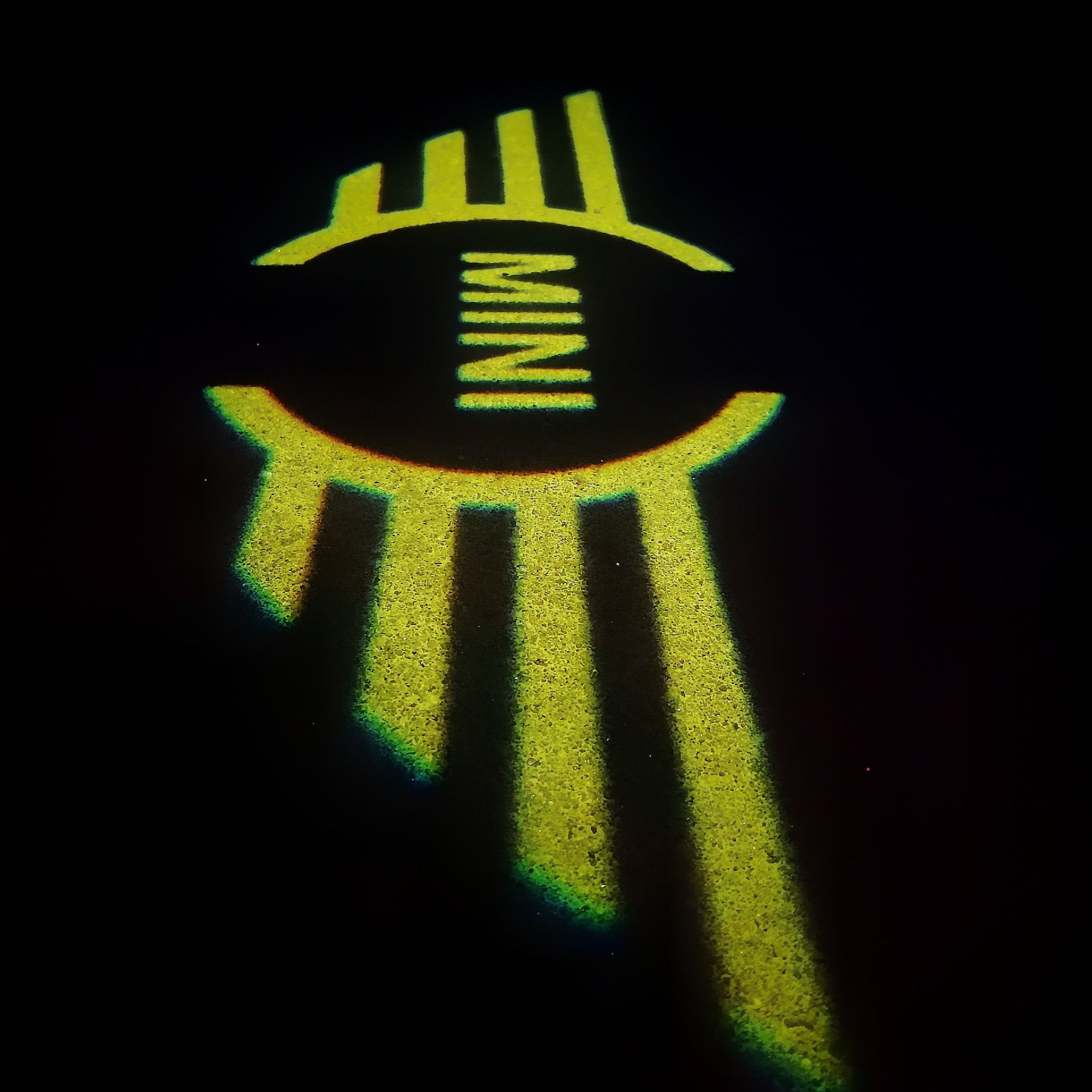 MINI LOGO PROJECROTR LIGHTS Nr.85 (Menge 1 = 2 Logo Film / 2 Türleuchten)