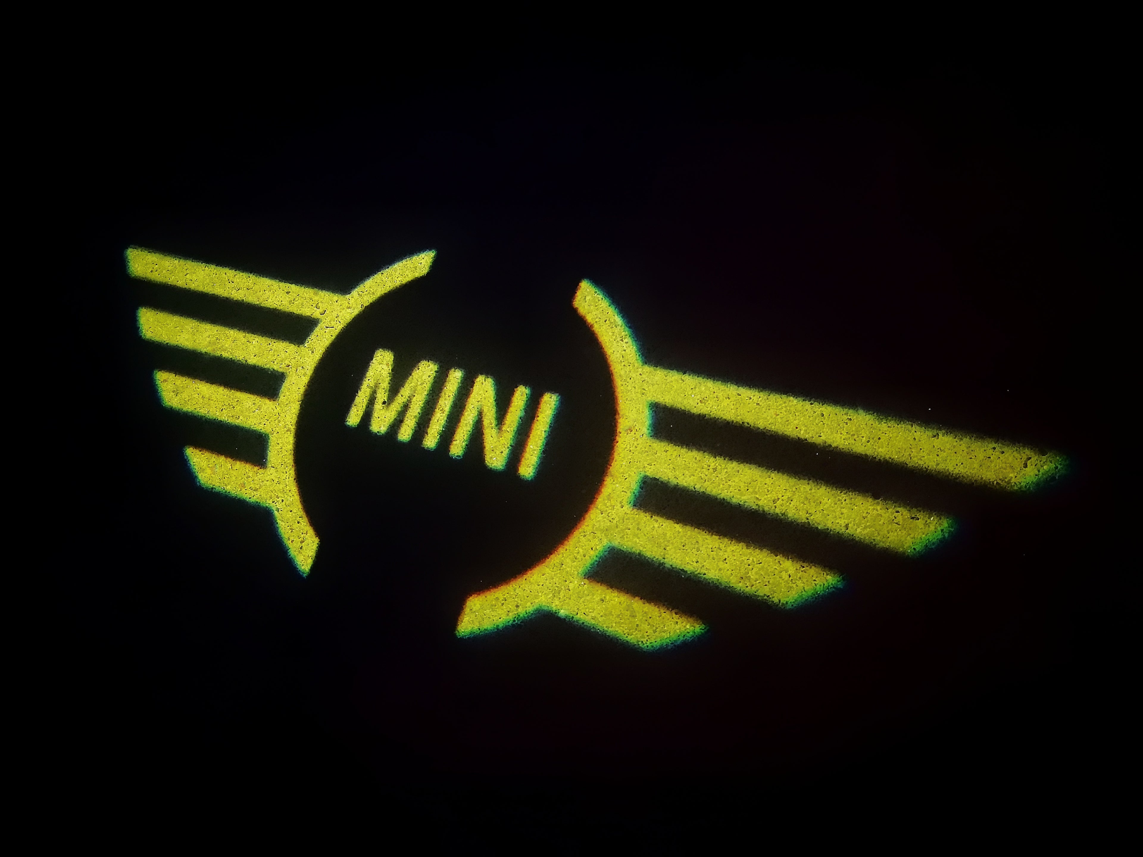 MINI LOGO PROJECROTR LIGHTS Nr.85 (Menge 1 = 2 Logo Film / 2 Türleuchten)