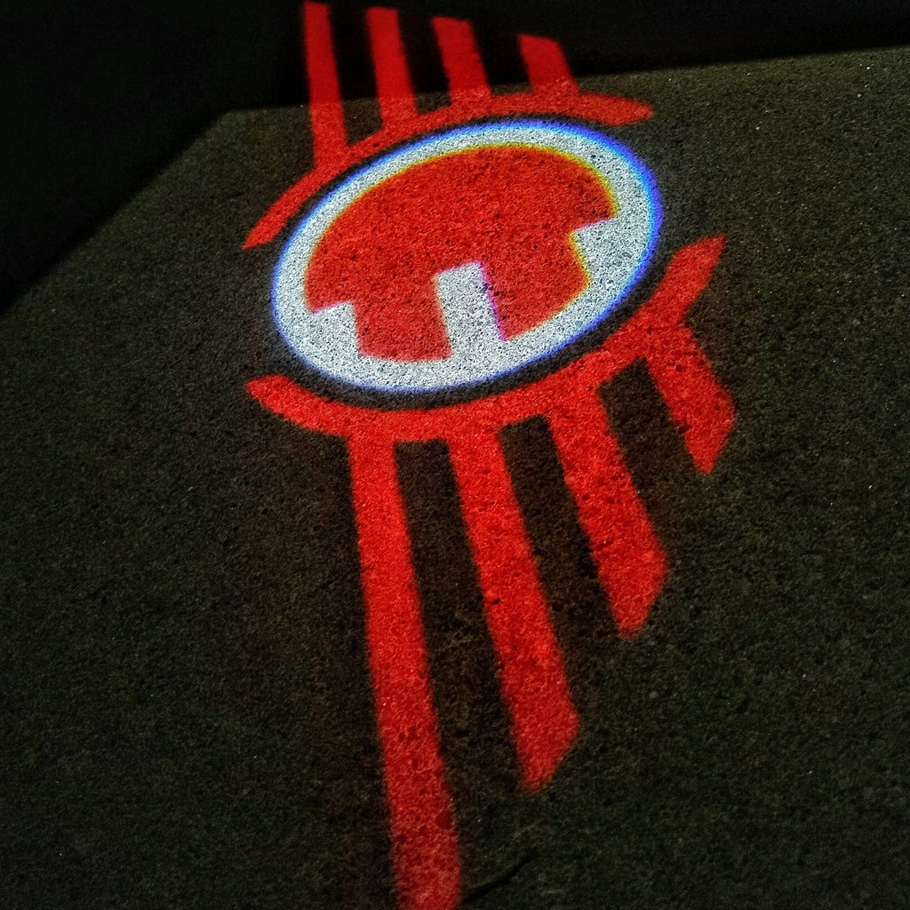 LUCI PROIETTORI MINI LOGO ELETTRICO Nr.99 (quantità 1 = 2 Logo Film / 2 luci porta)