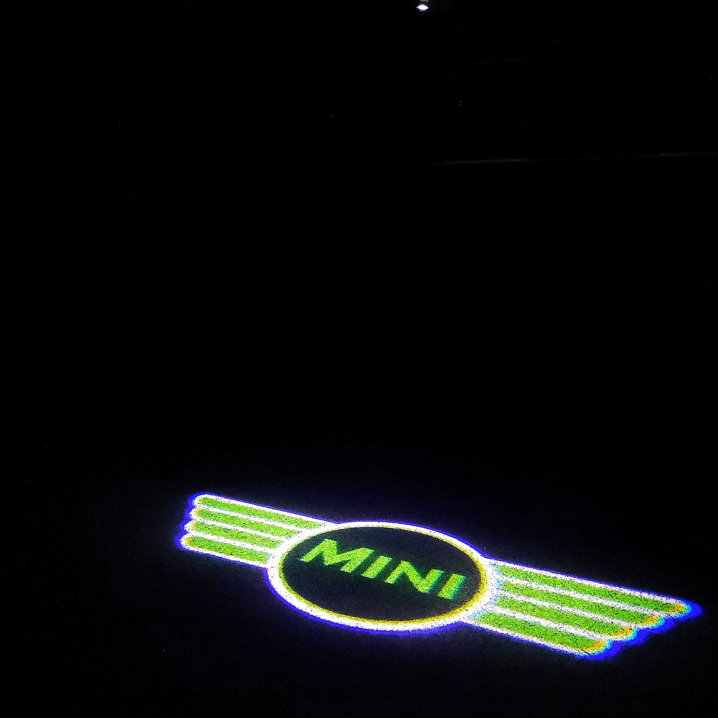 MINI ORIGINAL LOGO PROJECROTR LIGHTS Nr.25 (quantity  1 =  2 Logo Film /  2 door lights)