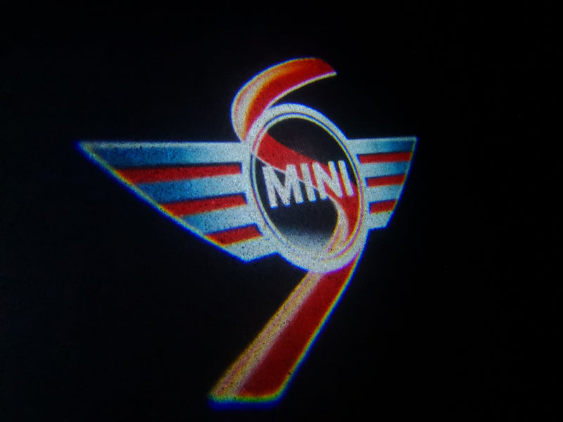 MINI S LOGO PROJECROTR LIGHTS Nr.53 (quantité 1 = 2 Film Logo / 2 feux de porte)