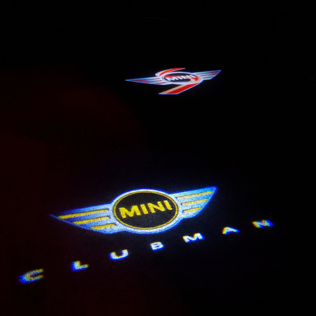 MINI CLUBMAN LOGO PROJECROTR LIGHTS Nr.95 (quantité 1 = 2 Logo Film / 2 feux de porte)