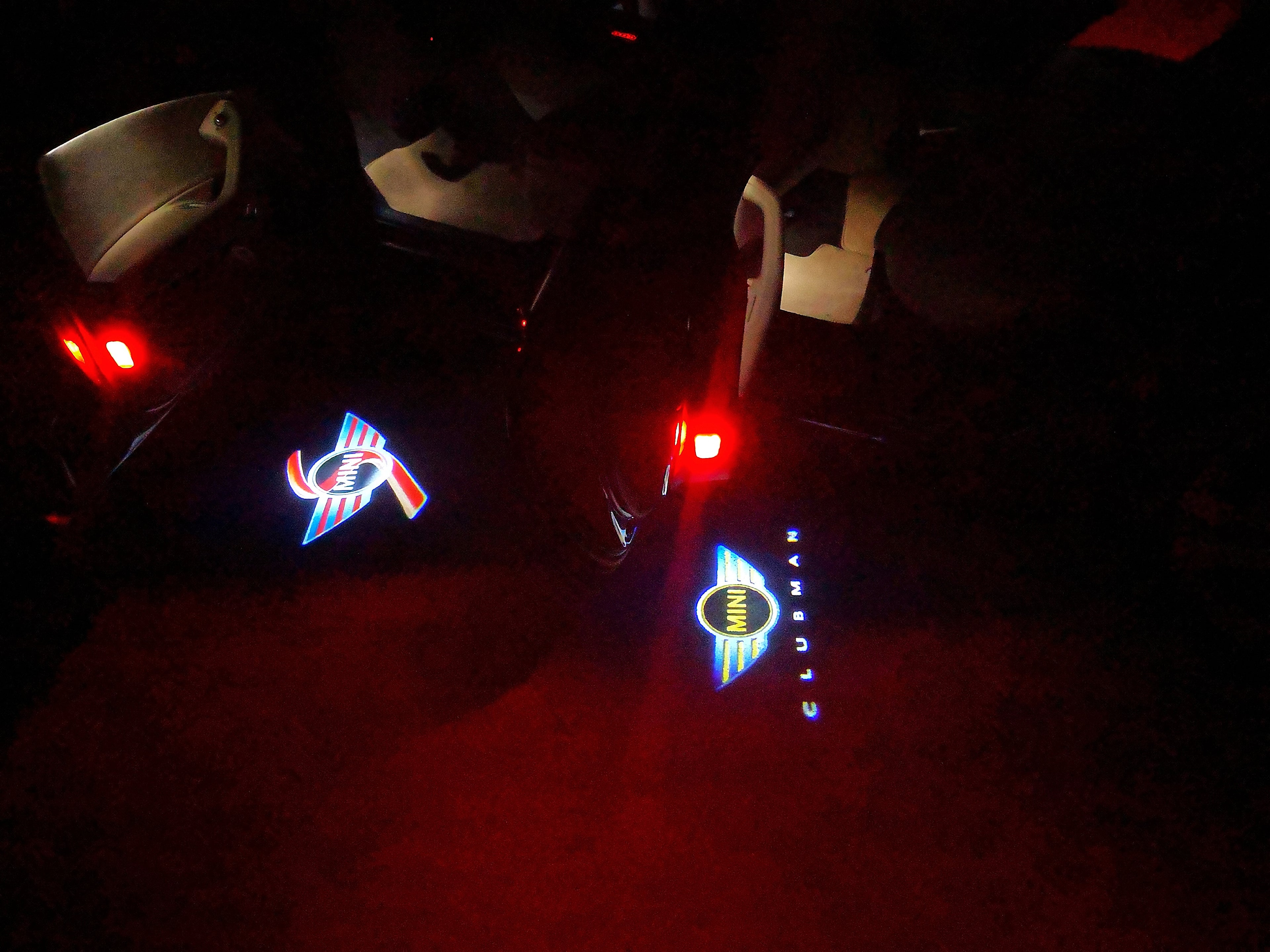 MINI S LOGO PROJECROTR LIGHTS Nr.53 (Menge 1 = 2 Logo Film / 2 Türlichter)