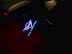 MINI CLUBMAN LOGO PROJECROTR LIGHTS Nr.129 (quantity  1 =  2 Logo Film /  2 door lights)