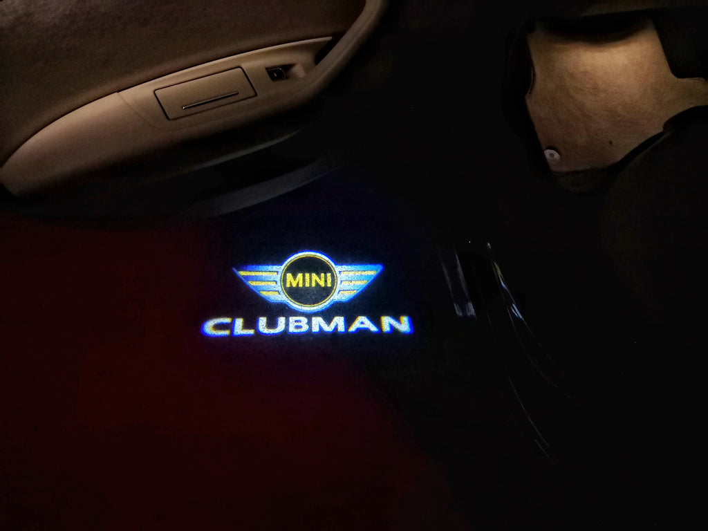 MINI CLUBMAN LOGO PROJECROTR LIGHTS Nr.119 (quantité 1 = 2 Logo Film / 2 feux de porte)